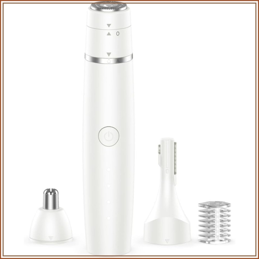 Men'S Grooming Kits - เครื่องเล็มขนจมูกสำหรับผู้หญิงและผู้ชาย, เครื่องกำจัดขนบนใบหน้า 3-in-1, เครื่องเล็มขนคิ้ว, ชุดดูแลขนหูและใบหน้า, ชาร์จ