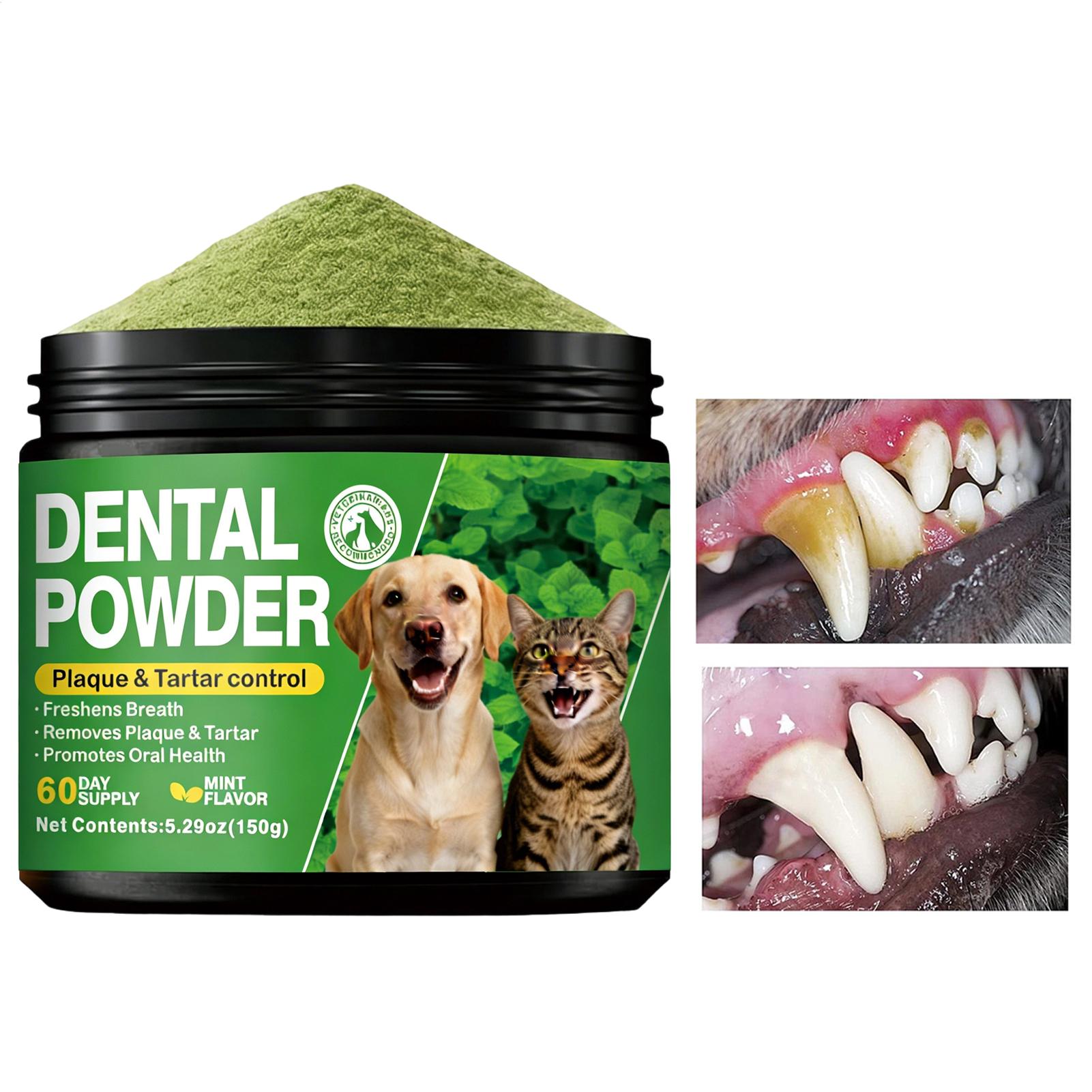Men Grooming Hygiene - ผงฟอกฟันสุนัข 150 กรัม กำจัดกลิ่นปาก ดับกลิ่น ผงดูแลฟันสุนัข