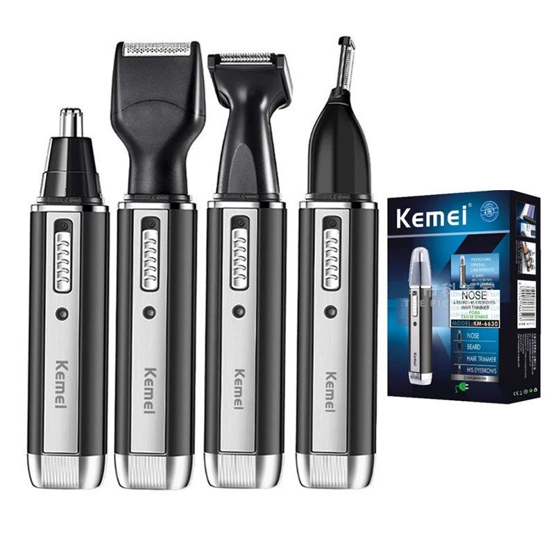 Men'S Grooming Shaver - Kemei เครื่องกันขนไฟฟ้าแบบชาร์จไฟได้ All in one สําหรับผู้ชายชุดกรูมมิ่งเครื่องกันหนวดเคราเครื่องกันขนคิ้วบนใบหน้าเครื่องโกนหนวดหูจมูก
