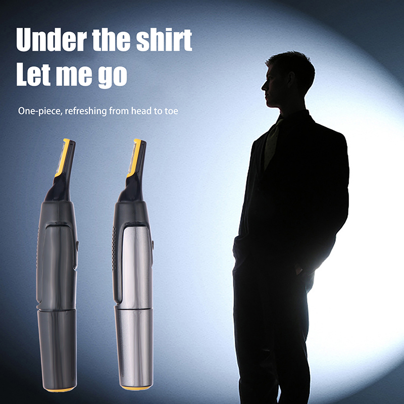 Men'S Grooming Shaver - เครื่องตัดขนจมูกและหูไฟฟ้าบางเฉียบ: เครื่องโกนหนวดที่แม่นยำกันน้ำสำหรับผู้ชาย - การดูแลขนแบบพกพาและปลอดภัย