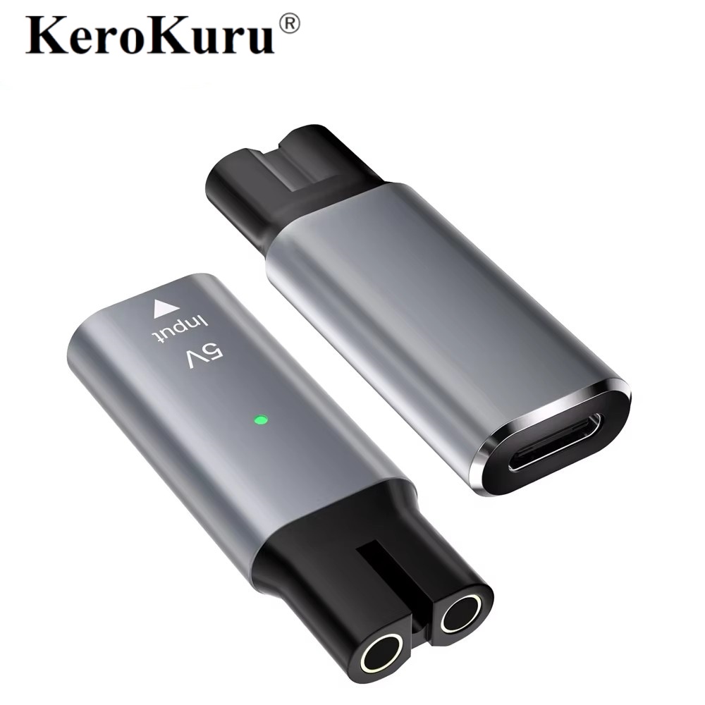 Men'S Grooming Trimmer - อะแดปเตอร์แปลงไฟเครื่องโกนหนวด Kerokuru 5V Type-C ใช้ได้กับเครื่องโกนหนวด Philips
