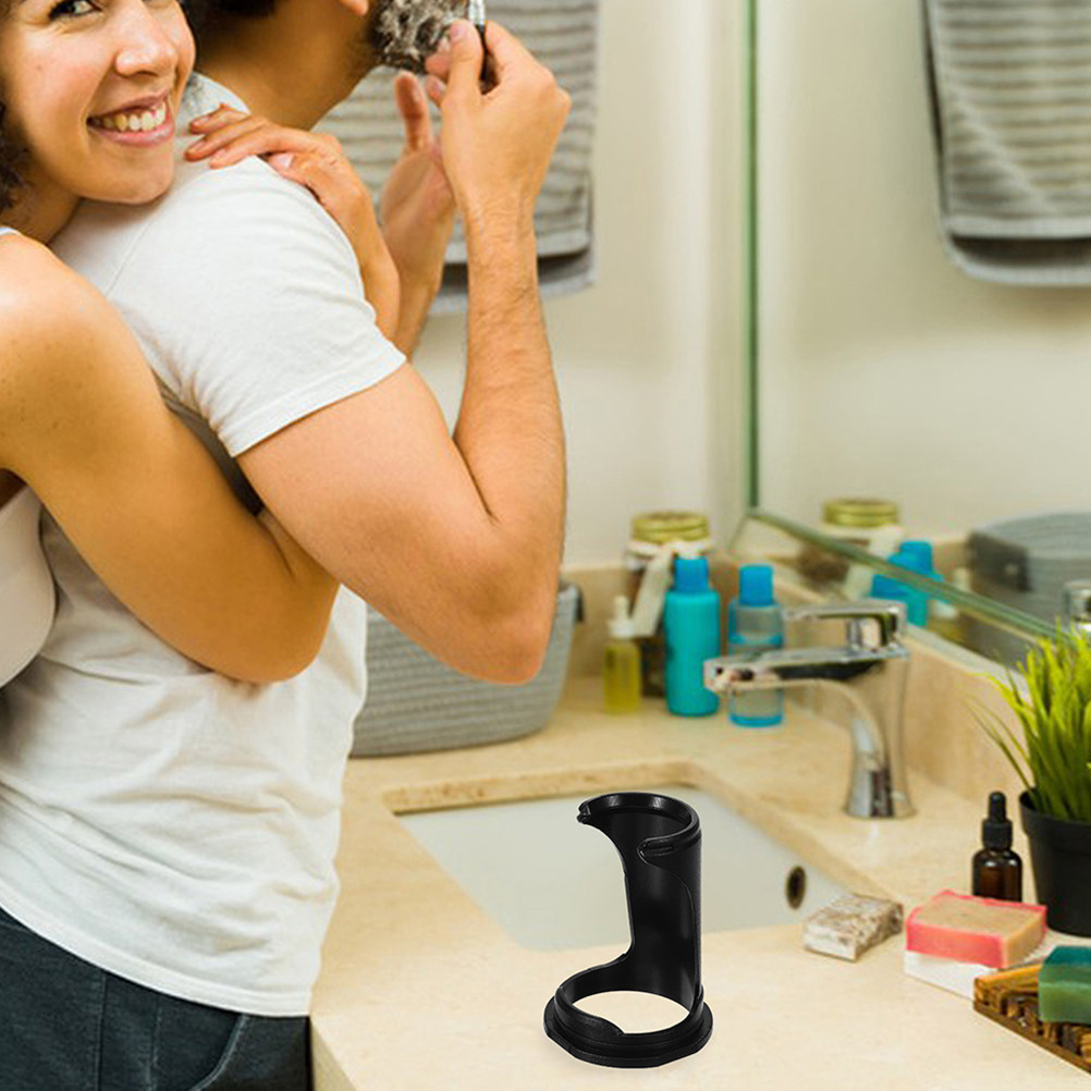 Men'S Grooming Tool - ที่วางแปรงโกนหนวดพลาสติก 2 ชิ้น สำหรับจัดเก็บอุปกรณ์โกนหนวดและอุปกรณ์ดูแลขน ที่วางแปรงโกนหนวดแบบตั้งโต๊ะแนวตั้ง