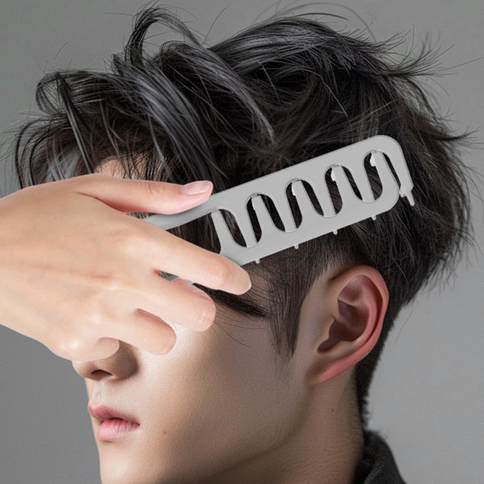 Men'S Grooming Tool - หวีซี่ห่างเพิ่มวอลลุ่ม หวีจัดแต่งทรงผมซี่ห่าง เครื่องมือเพิ่มวอลลุ่ม ใช้งานง่ายสำหรับอุปกรณ์เสริมจัดแต่งทรงผม