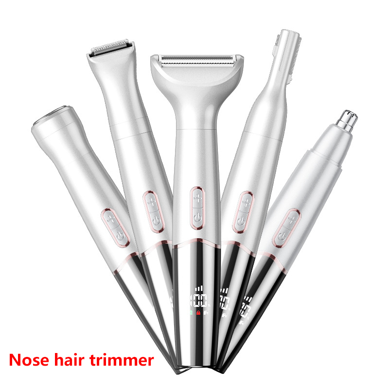 Men'S Grooming Kits - เครื่องตัดขนจมูกและหูแบบชาร์จไฟได้สำหรับผู้ชาย ชุดกรูมมิ่ง เครื่องตัดขนคิ้วและเคราไฟฟ้า เครื่องตัดขนจมูกและหู