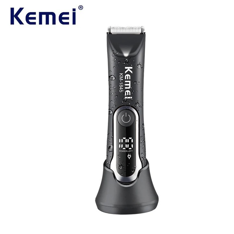 Men Grooming Hygiene - KemeiขาหนีบผมTrimmer Men Clippersไฟฟ้ากันน้ําTrimmerสําหรับPubic/Body Grooming Kitสุขอนามัยมีดโกนใบมีดเซรามิค