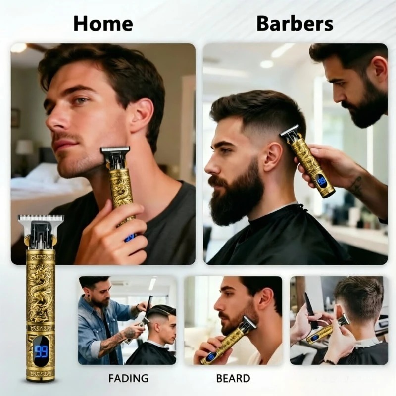 เครื่องโกนหนวดไฟฟ้า T9 แบบไร้ส - Men Grooming Hygiene บทวิจารณ์และราคา