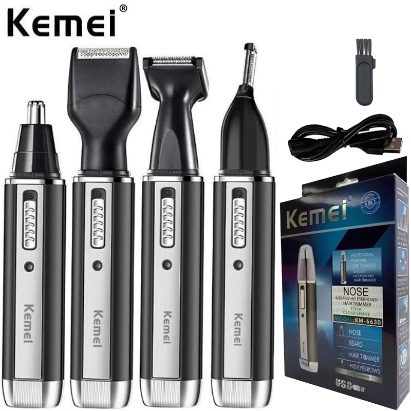 เครื่องตัดขนจมูก Kemei-6630 สำ - Men'S Grooming Shaver บทวิจารณ์และราคา