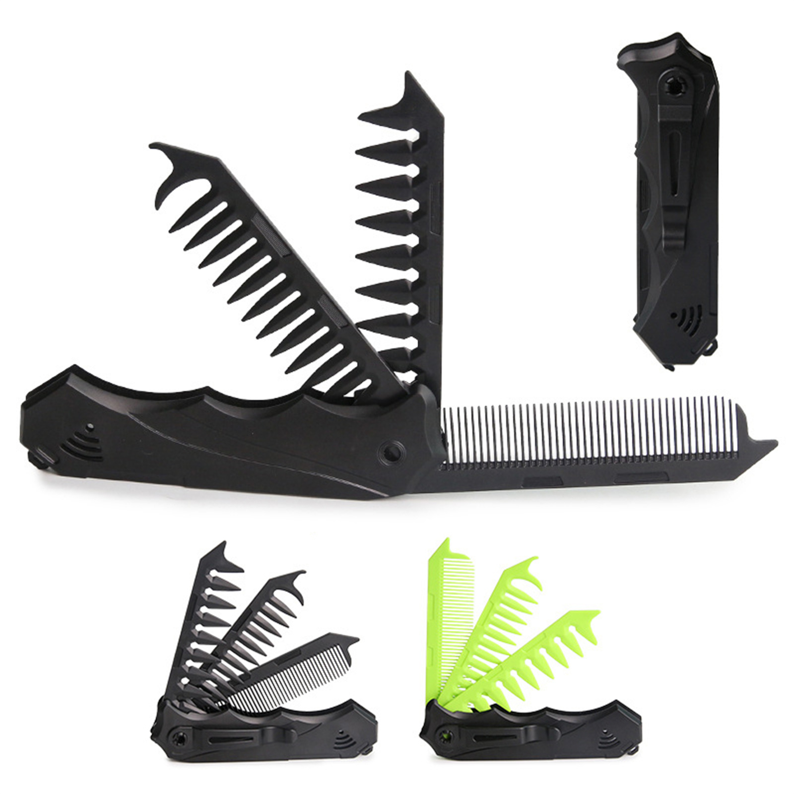 หวีพับได้สองด้าน สำหรับผู้ชายแ - Men Grooming Hygiene บทวิจารณ์และราคา
