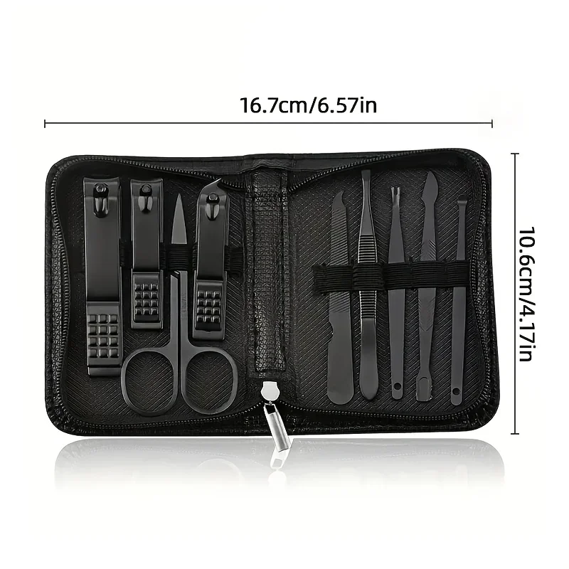 ชุดทำเล็บมือและเล็บเท้า 9 ชิ้น - Men'S Grooming Tool บทวิจารณ์และราคา