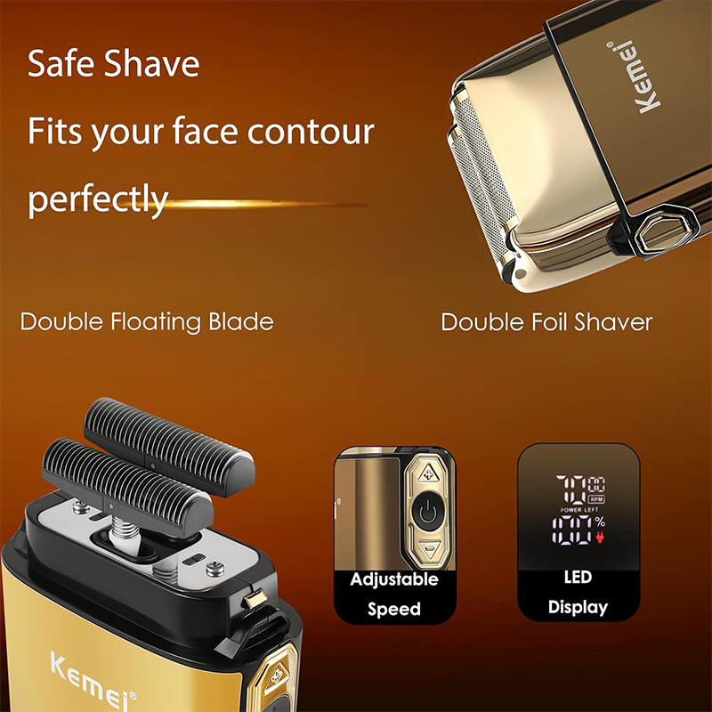 เครื่องตัดผม Kemei KM-TX10 T9  - Men'S Grooming Shaver บทวิจารณ์และราคา